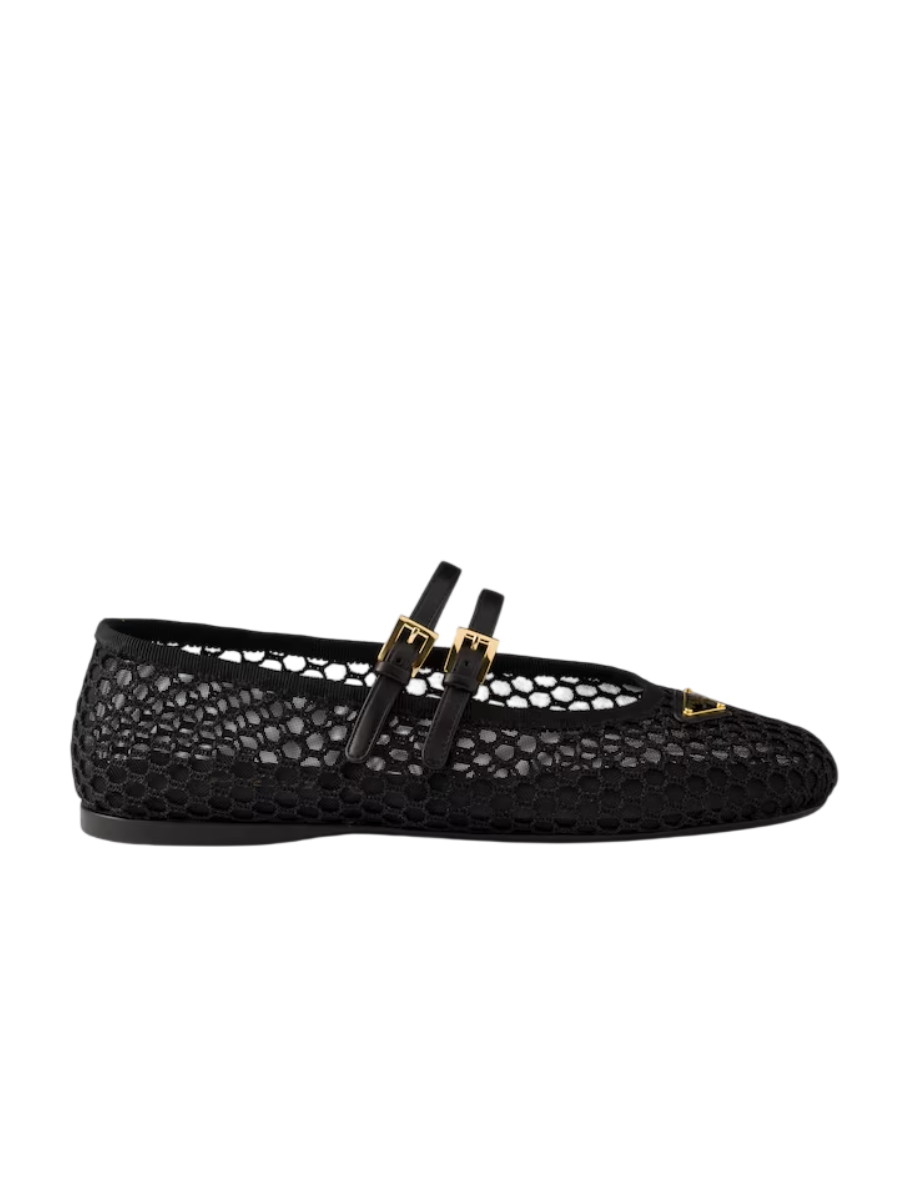 Prada Ballerines en mesh