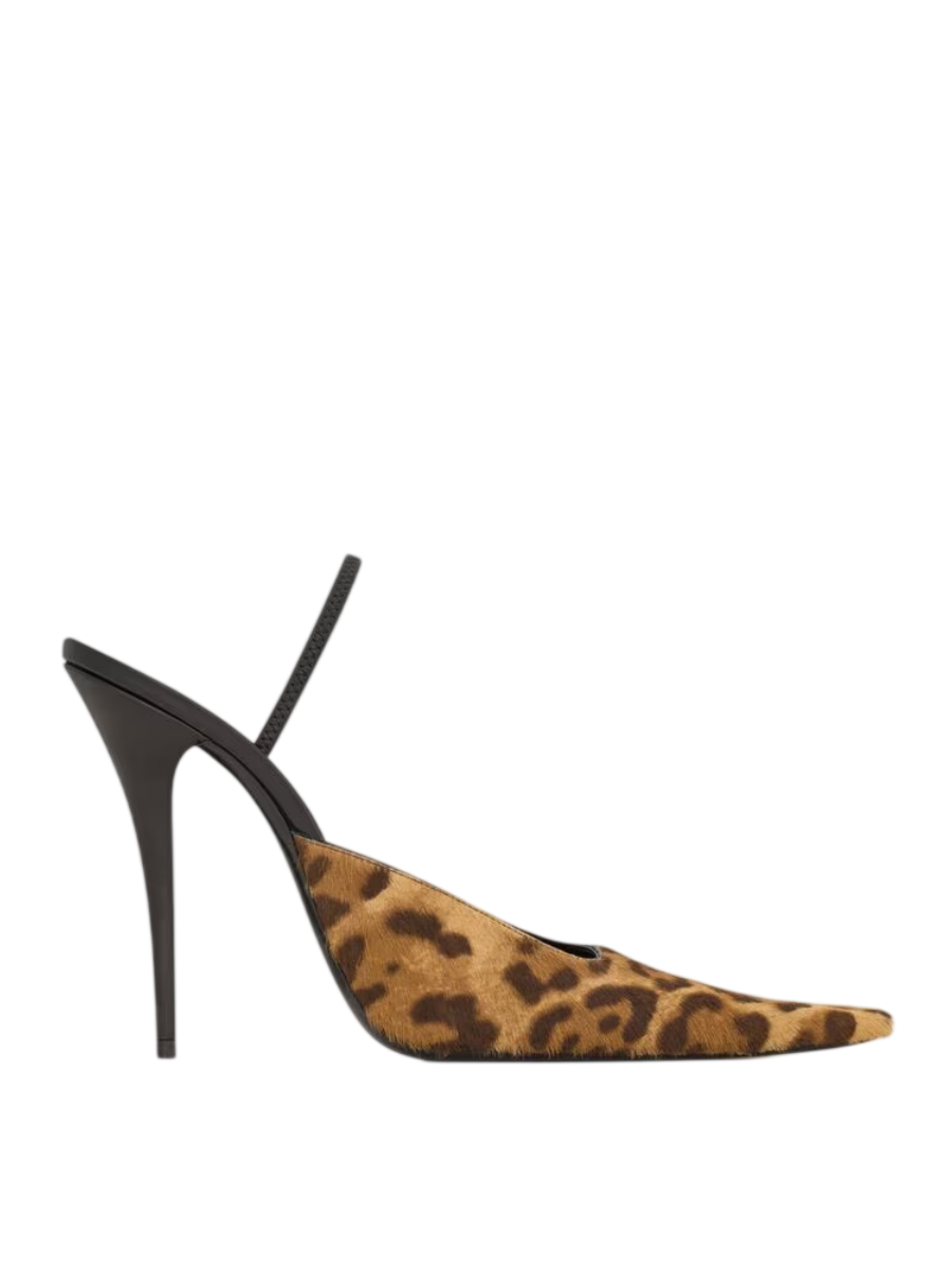 Yves Saint Laurent TUILERIES slingbacks en cuir effet pony