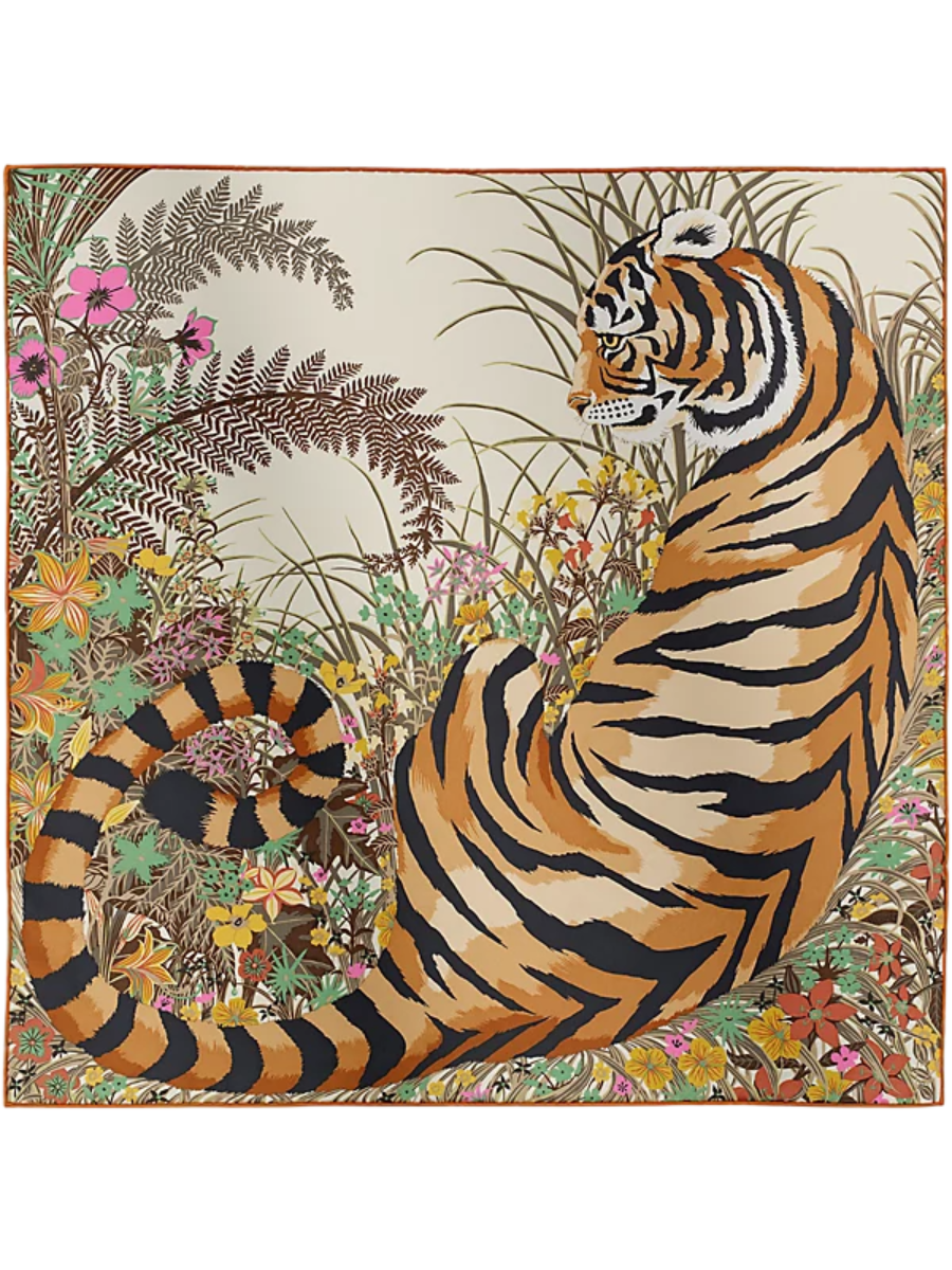 Hermes Carré 70 Tyger Tyger