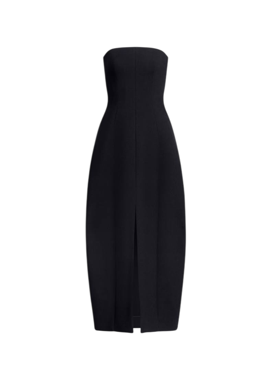 Alaia Robe Bustier Ronde en Laine