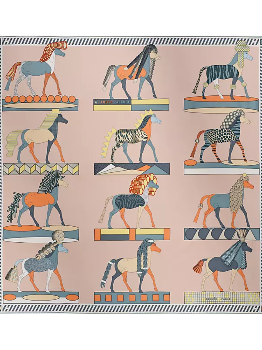Hermes Carré 90 A Toute Allure