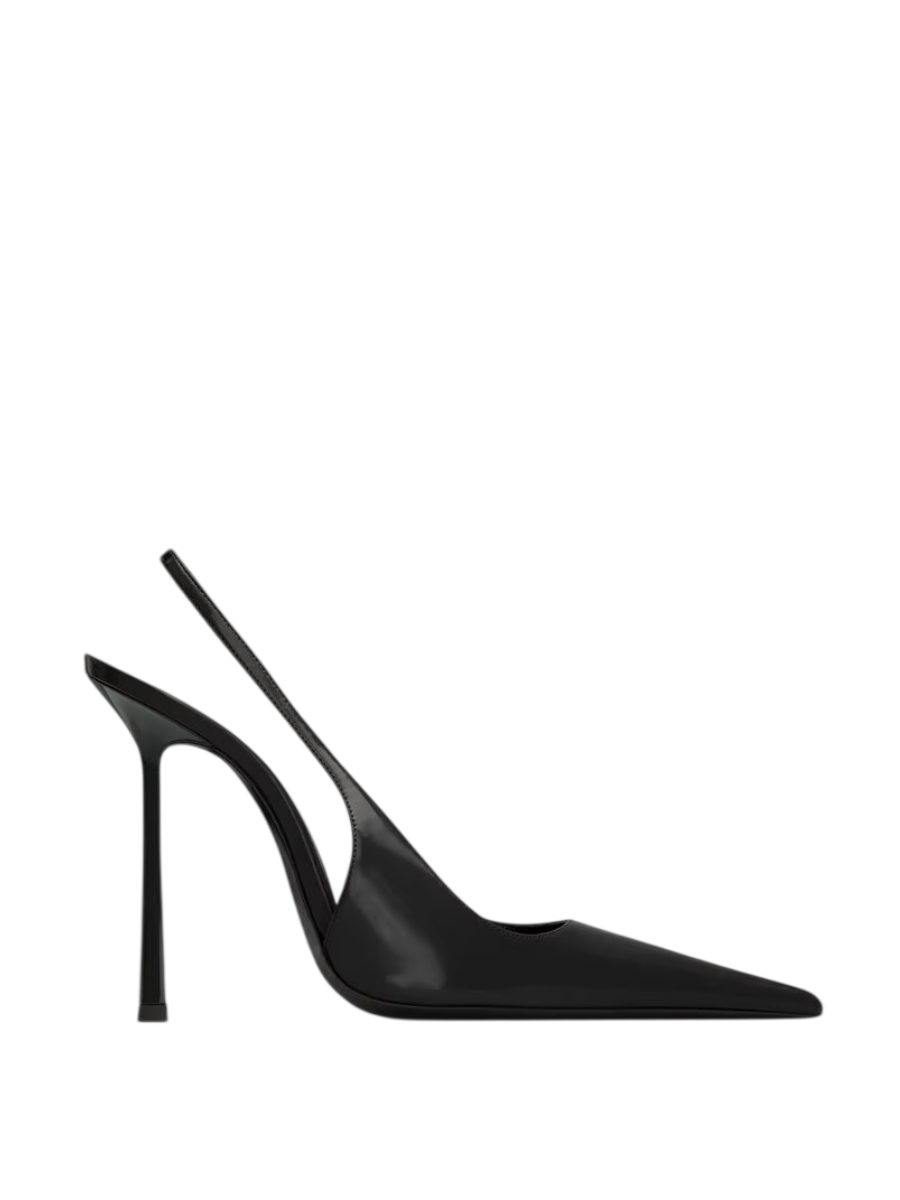 Yves Saint Laurent VENDOME slingbacks en cuir glacé