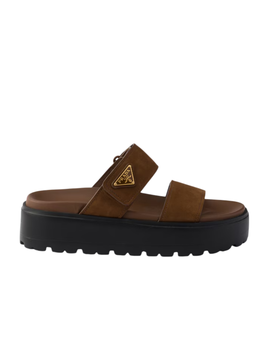 Prada Mules en nubuck