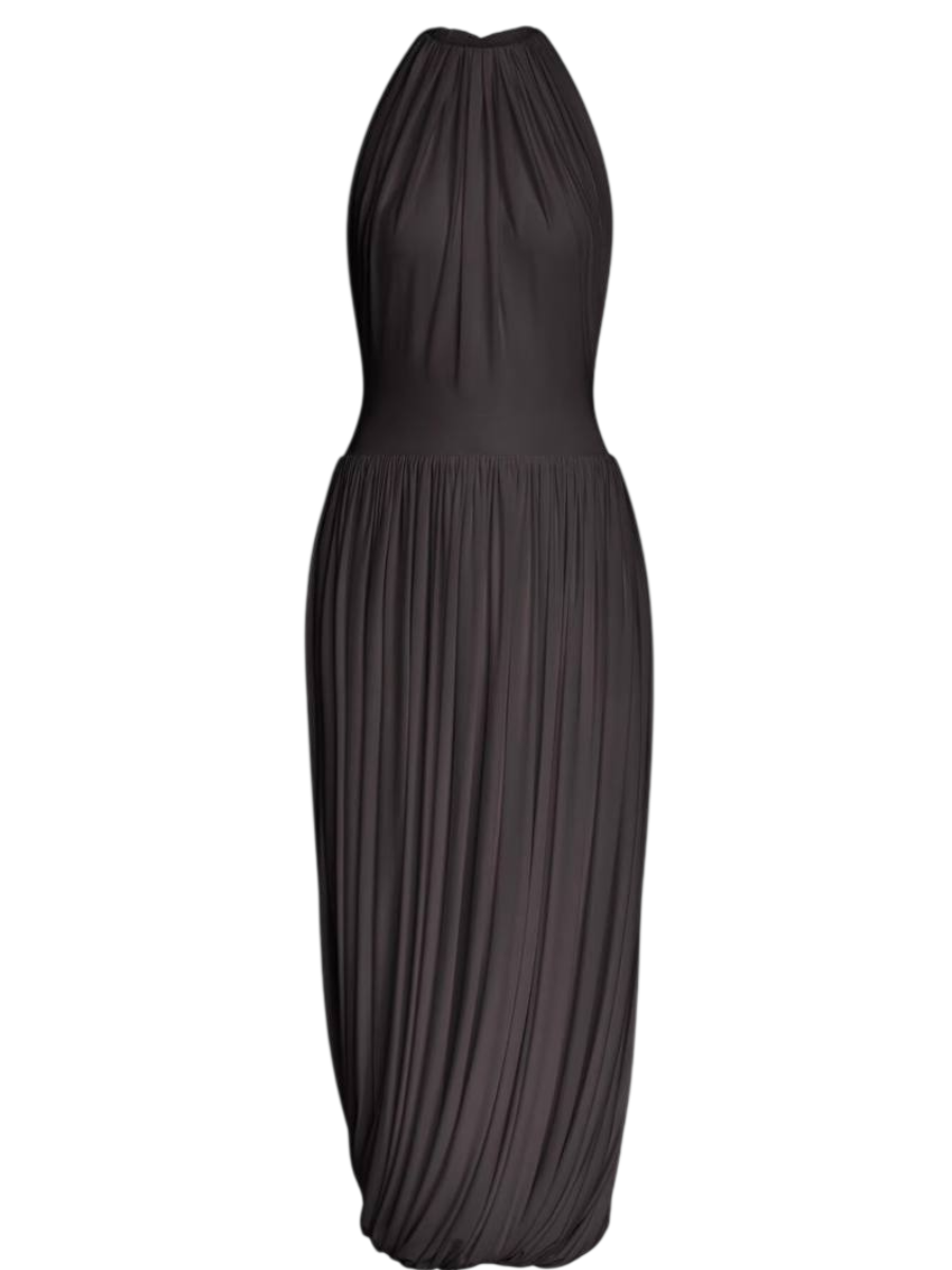 Alaia Robe Torsadée en Jersey Souple