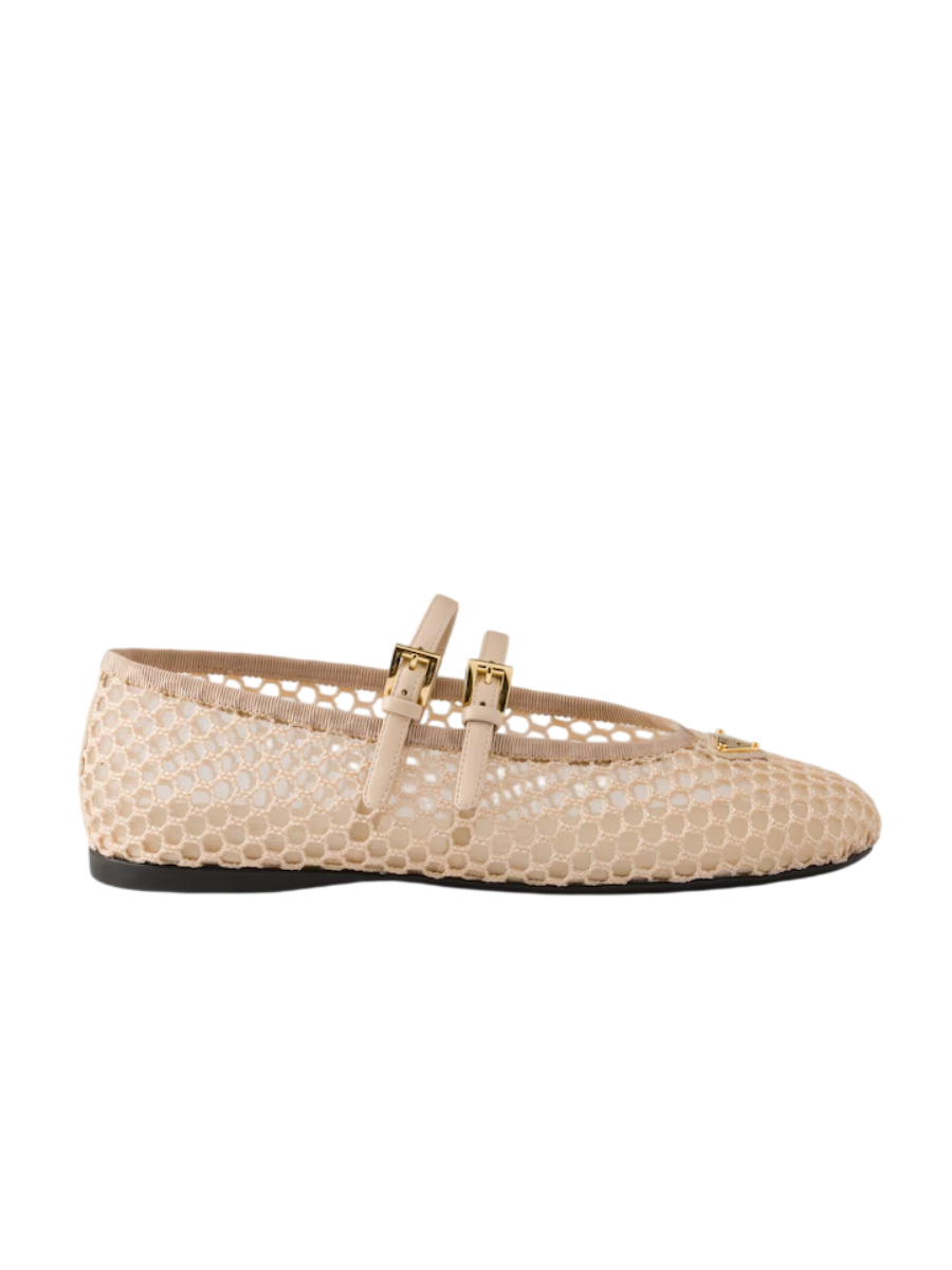 Prada Ballerines en mesh